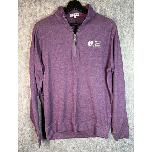 Peter Millar University of Nebraska Pancreatic Cancer Purple 1/4 Zip - Medium - Picture 2 of 7